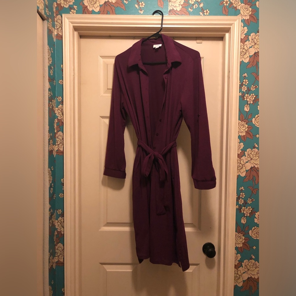Lularoe Button Up Classic Ellie Shirt Dress
